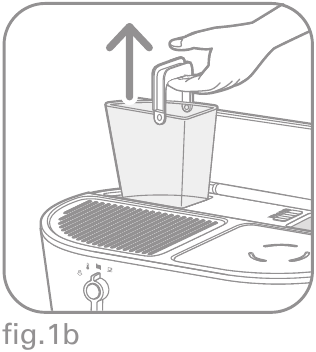 Rowenta - PERFECTO COMBI - Spoelen voor het eerste gebruik - Stap 7 Spoelen voor het eerste gebruik - Stap 7