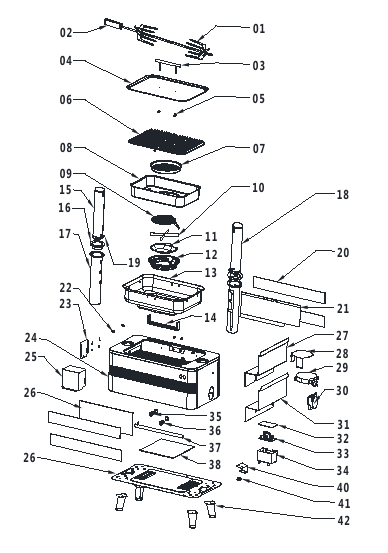 Everdure - FUSION - ONDERDELENLIJST - Deel 1 ONDERDELENLIJST - Deel 1