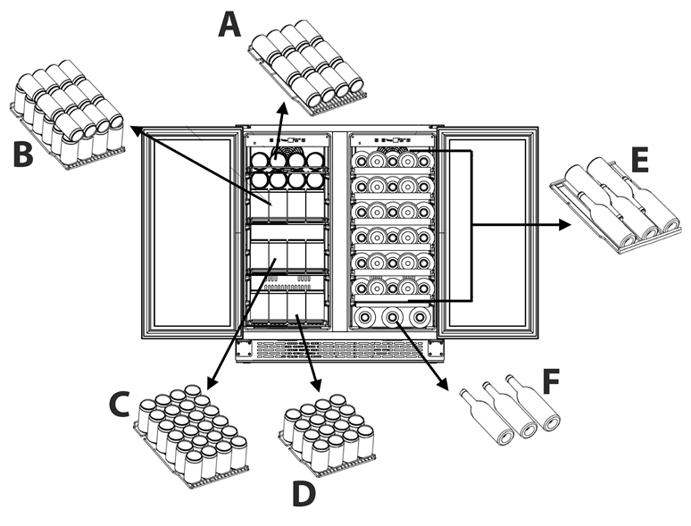 Whynter - BWB-3388FDS - Opslag Opslag