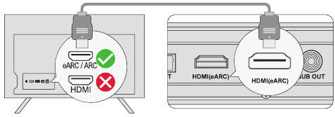 Ultimea - Nova S50 - VERBINDING MAKEN MET TV VIA HDMI eARC/ARC VERBINDING MAKEN MET TV VIA HDMI eARC/ARC