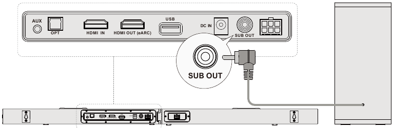 Ultimea - Nova S70 - AANSLUITEN OP SUBWOOFER AANSLUITEN OP SUBWOOFER