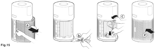 Hoover - H-PURIFIER 300 - Opbergen Opbergen