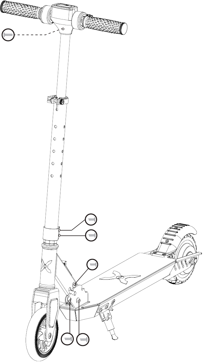 Hover-1 - Comet - Controleer de schroeven Controleer de schroeven