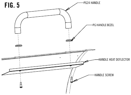 Camp - SMOKE PRO PG24XT - Handvat installeren Handvat installeren