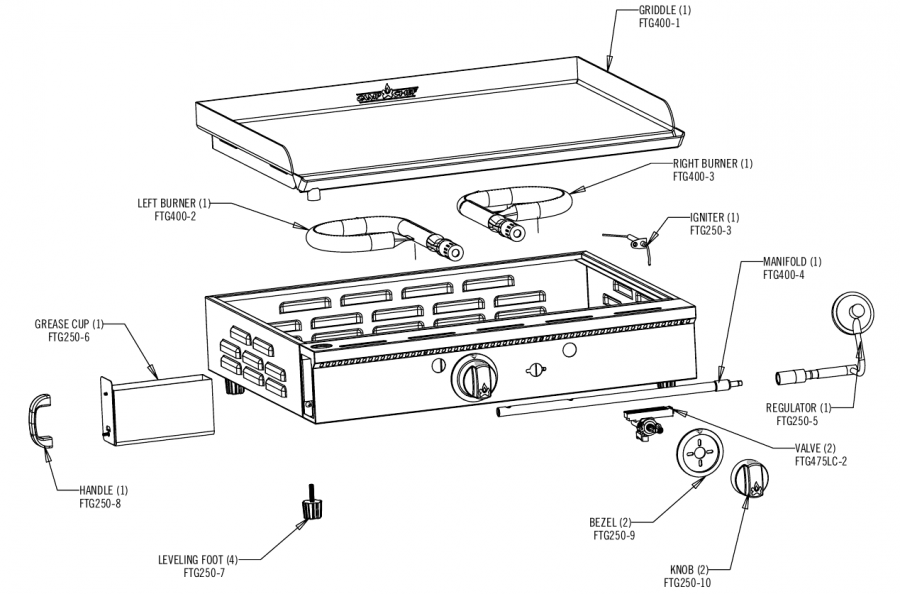Camp - FTG400 - ONDERDELEN ONDERDELEN