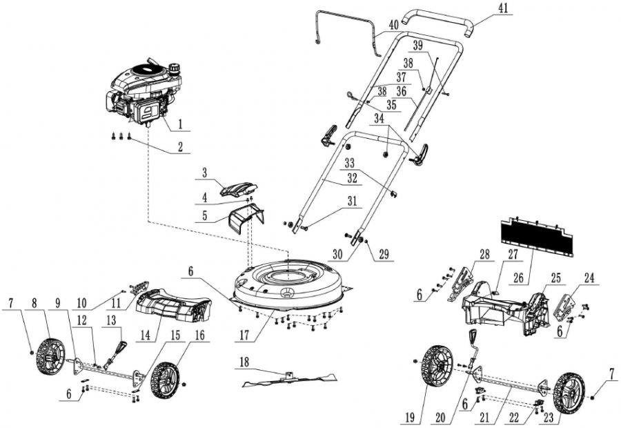 PowerSmart - B8621C - Ontplofte tekening Ontplofte tekening