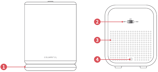 CROWNFUL - CF-MF01 - Productdiagram Productdiagram