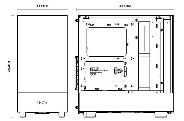 NZXT - H5 ELITE - VRIJE RUIMTE EN SPECIFICATIES VRIJE RUIMTE EN SPECIFICATIES