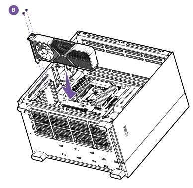 NZXT - H9 FLOW - UITBREIDINGSKAART INSTALLATIE UITBREIDINGSKAART INSTALLATIE