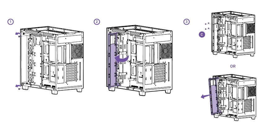 NZXT - H9 FLOW - SSD DRIVE INSTALLATIE SSD DRIVE INSTALLATIE