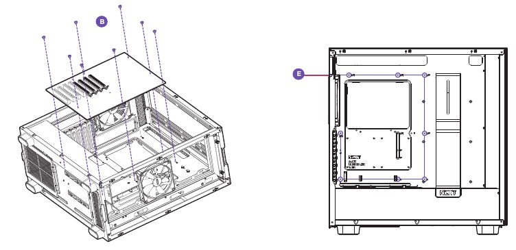 NZXT - H7 - MOEDERBORDINSTALLATIE MOEDERBORDINSTALLATIE
