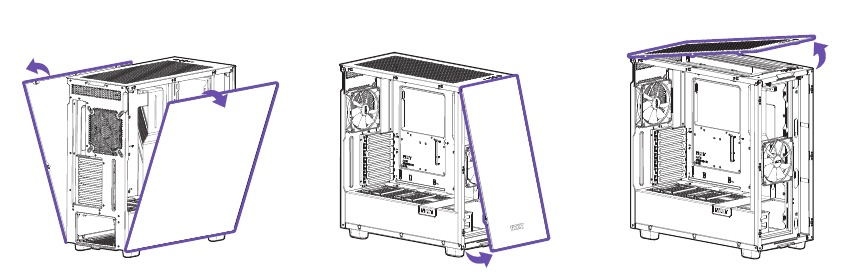 NZXT - H7 - PANEELVERWIJDERING PANEELVERWIJDERING