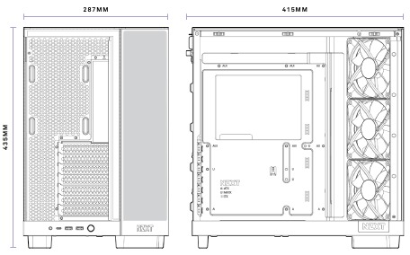 NZXT - H6 Serie - SPELINGEN SPELINGEN
