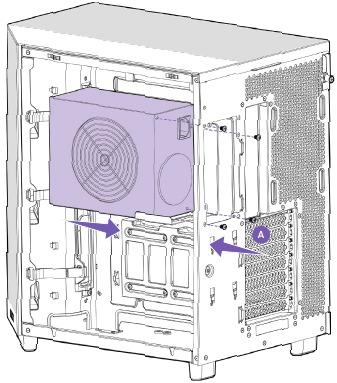 NZXT - H6 Serie - INSTALLATIE VAN DE VOEDING INSTALLATIE VAN DE VOEDING
