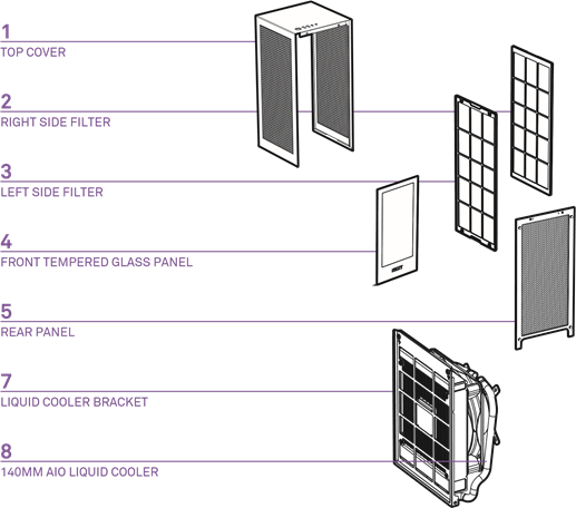 NZXT - H1 - UITGEKLAPTE WEERGAVE - Deel 1 UITGEKLAPTE WEERGAVE - Deel 1