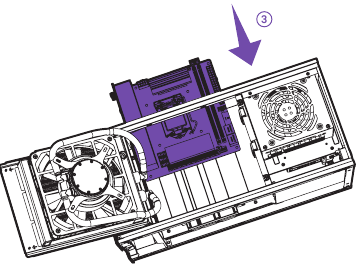 NZXT - H1 - MOEDERBORD INSTALLEREN - Stap 3 MOEDERBORD INSTALLEREN - Stap 3