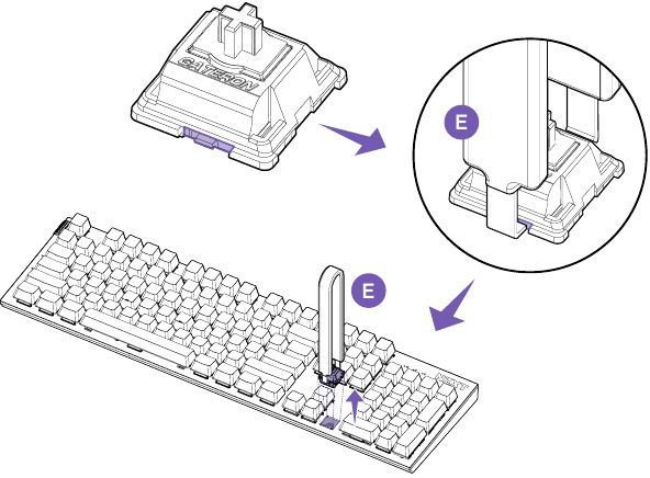 NZXT - Function 2 - Keycaps vervangen - Stap 2 Keycaps vervangen - Stap 2