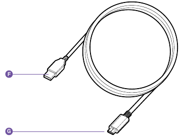 NZXT - Capsule - USB-C-NAAR-USB-A-KABEL USB-C-NAAR-USB-A-KABEL