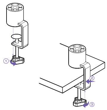 NZXT - Boom Arm - BOOM ARM INSTELLEN - Stap 1 BOOM ARM INSTELLEN - Stap 1