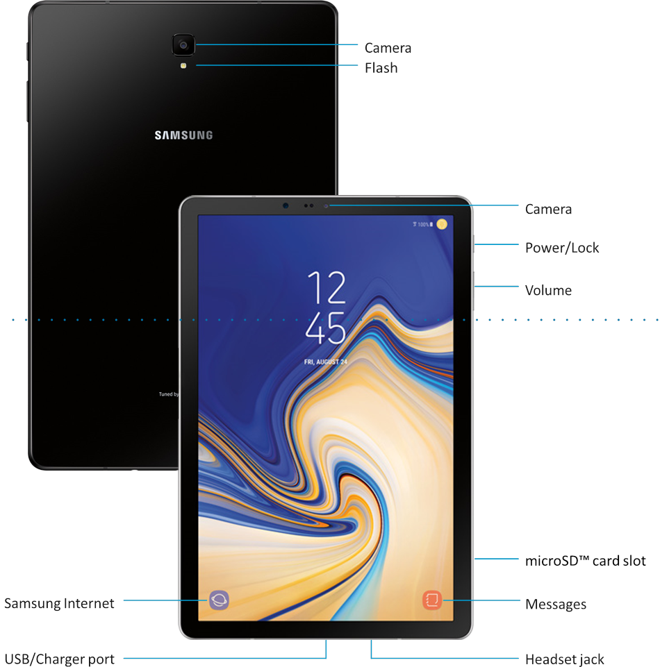 Samsung - Galaxy Tab S4 - Over uw apparaat Over uw apparaat
