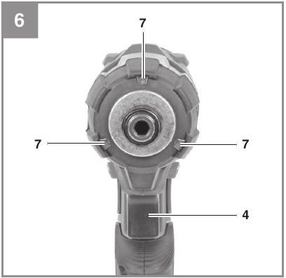 Einhell - TP-CI 18 Li BL - Werking - De ledlamp gebruiken Werking - De ledlamp gebruiken