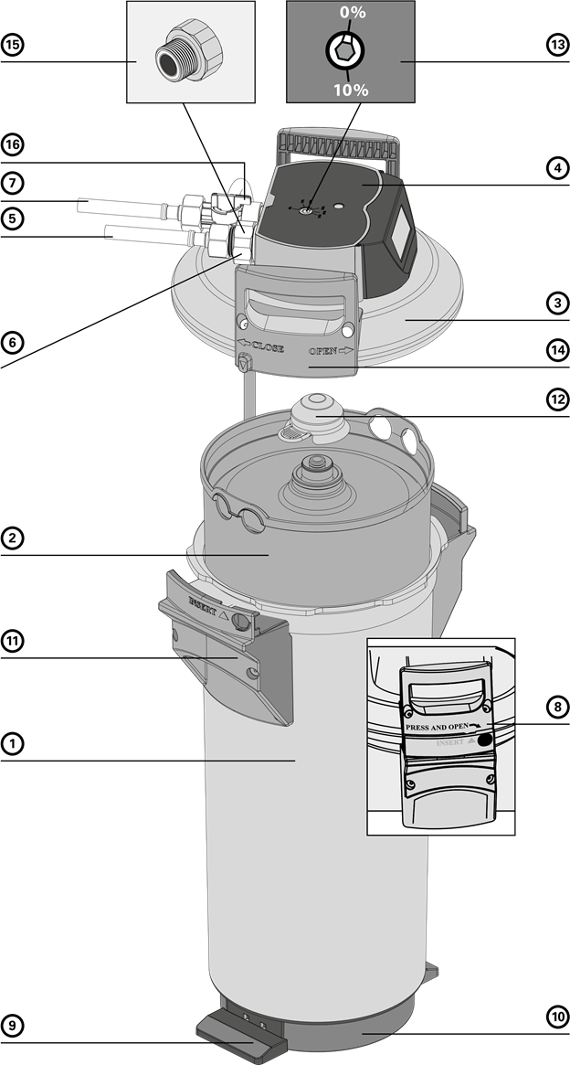 Brita - PURITY 1200 Clean - Overzicht Overzicht