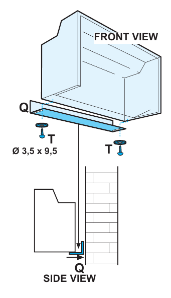 Electrolux - LFE216S - De kap bevestigen - Stap 4 De kap bevestigen - Stap 4