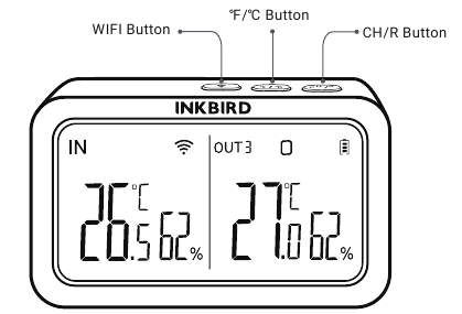 INKBIRD - IBS-M2 - Instructies voor de actieknop Instructies voor de actieknop