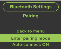 Enter Pairing Mode