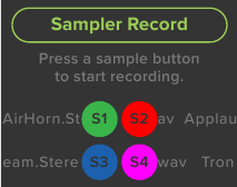 M-Caster Studio Record scherm