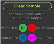 M-Caster Studio Sample wissen knipperende sample pads