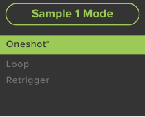 M-Caster Studio Sample Modus voorbeeld