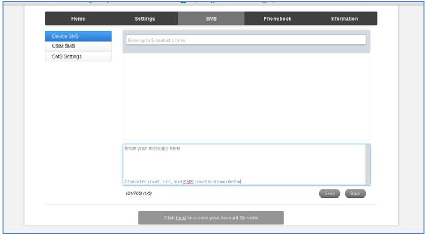 ZTE - TELSTRA 4GX WI-FI PLUS - SMS SMS