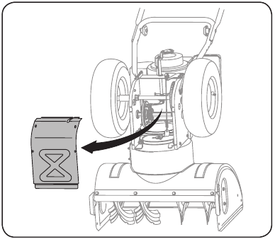 Troy-Bilt - Storm 2410 - Vijzelriem - Stap 3 Vijzelriem - Stap 3
