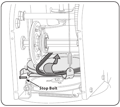 Troy-Bilt - Storm 2410 - Aandrijfriem - Stap 2 Aandrijfriem - Stap 2