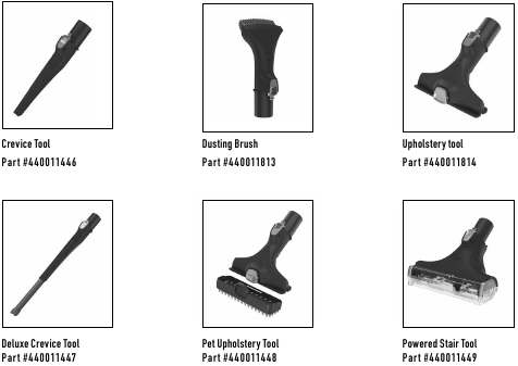 Hoover - FUSION - Accessoires - Deel 1 Accessoires - Deel 1