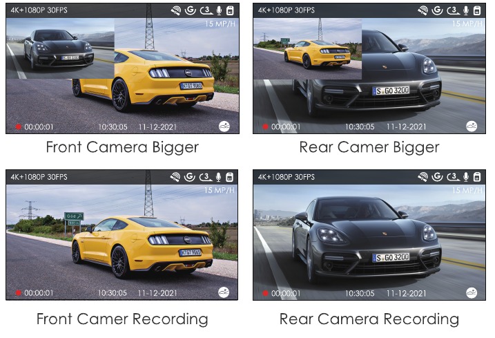 Vantrue - OnDash X4S - Uitgelichte Functie Uitgelichte Functie
