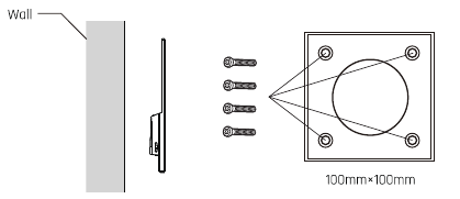 KTC - H27P22S - Voet en wandmontage - Stap 4 Voet en wandmontage - Stap 4
