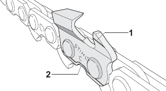 Stihl - GTA 26 - De zaagketting controleren - Stap 2 De zaagketting controleren - Stap 2