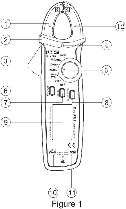 UNI-T - UT210E - Afbeelding productpaneel Afbeelding productpaneel