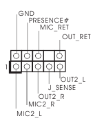 Voorpaneel audioheader