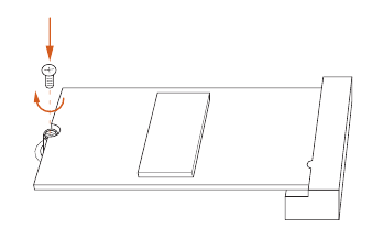 ASROCK - B550M Pro4 - De M.2_SSD (NGFF)-module installeren - Stap 5 De M.2_SSD (NGFF)-module installeren - Stap 5