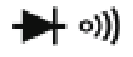Diode symbool