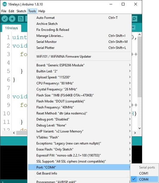 Arduino IDE-poort op Windows Arduino IDE-poort op Windows