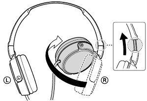 Sony - MDR-ZX110AP - Hoe te gebruiken - Stap 2 Hoe te gebruiken - Stap 2