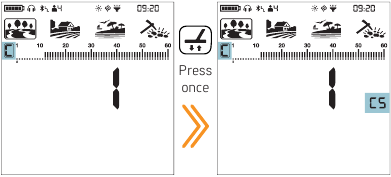 Nokta - LEGEND - De gevoeligheid opnieuw instellen voor Automatische Notching De gevoeligheid opnieuw instellen voor Automatische Notching