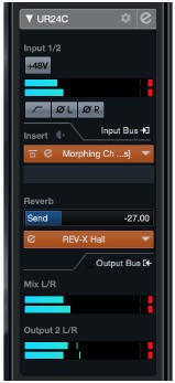 Screenshot van het Input Settings Window