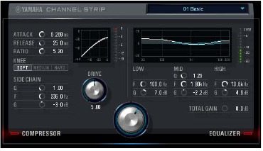 Screenshot van de Sweet Spot Morphing Channel Strip