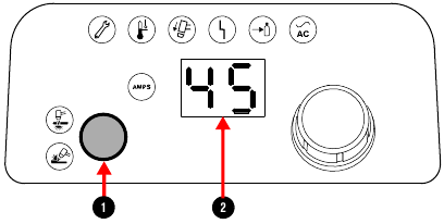 Hypertherm - Powermax45 SYNC - Gastest starten - Stap 1 Gastest starten - Stap 1