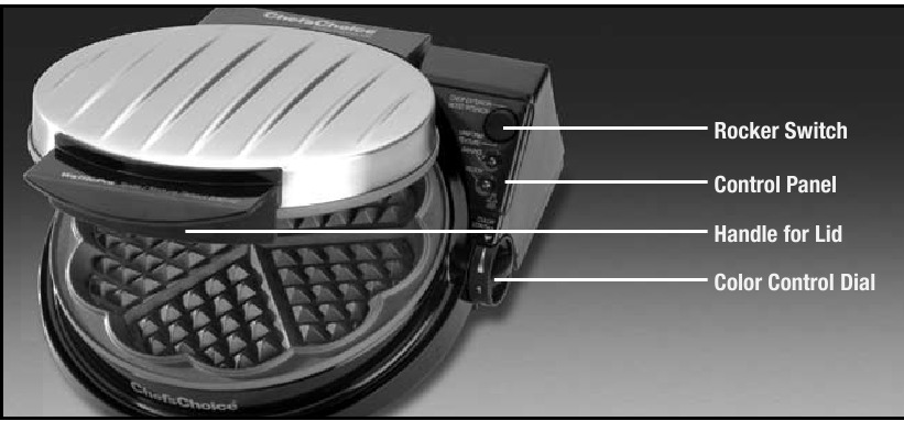 Chef'sChoice - WafflePro Taste/Texture Select - Overzicht Overzicht